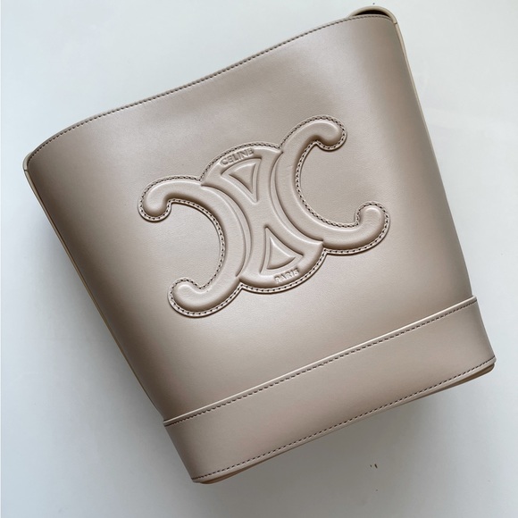 Celine Small Bucket Cuir Triomphe Bag - Picture 4 of 14